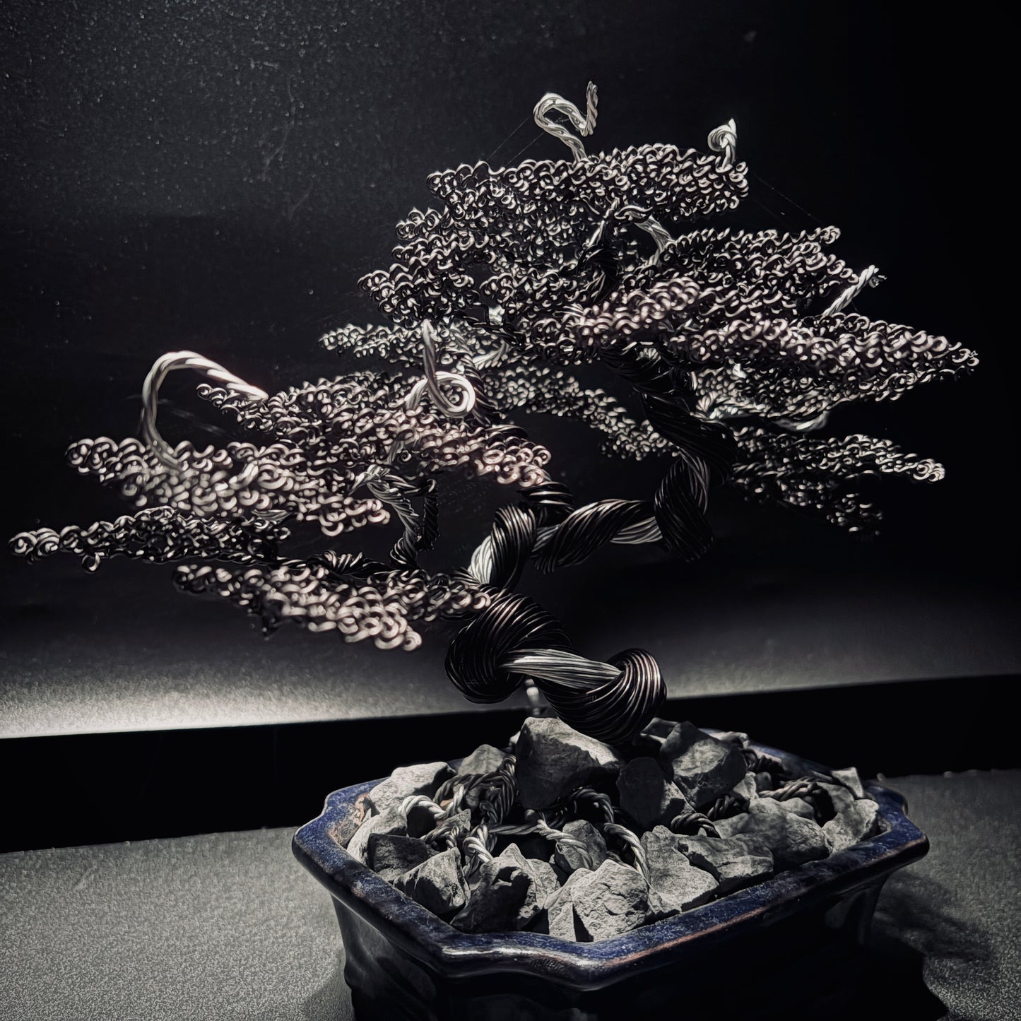 ALUMINUM SHARI CYPRESS Black & Silver 鋁.舍利真柏-黑銀