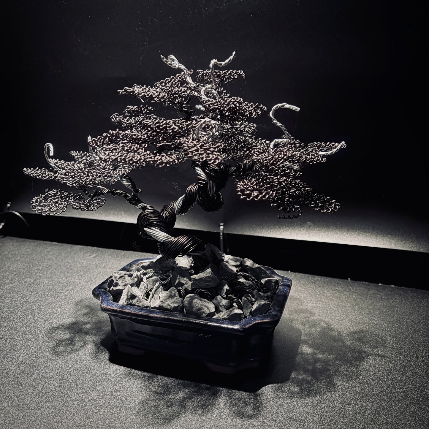 ALUMINUM SHARI CYPRESS Black & Silver 鋁．舍利真柏-黑銀