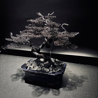ALUMINUM SHARI CYPRESS Black & Silver 鋁．舍利真柏-黑銀