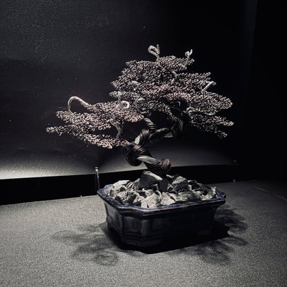 ALUMINUM SHARI CYPRESS Black & Silver 鋁．舍利真柏-黑銀