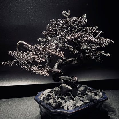 ALUMINUM SHARI CYPRESS Black & Silver 鋁．舍利真柏-黑銀