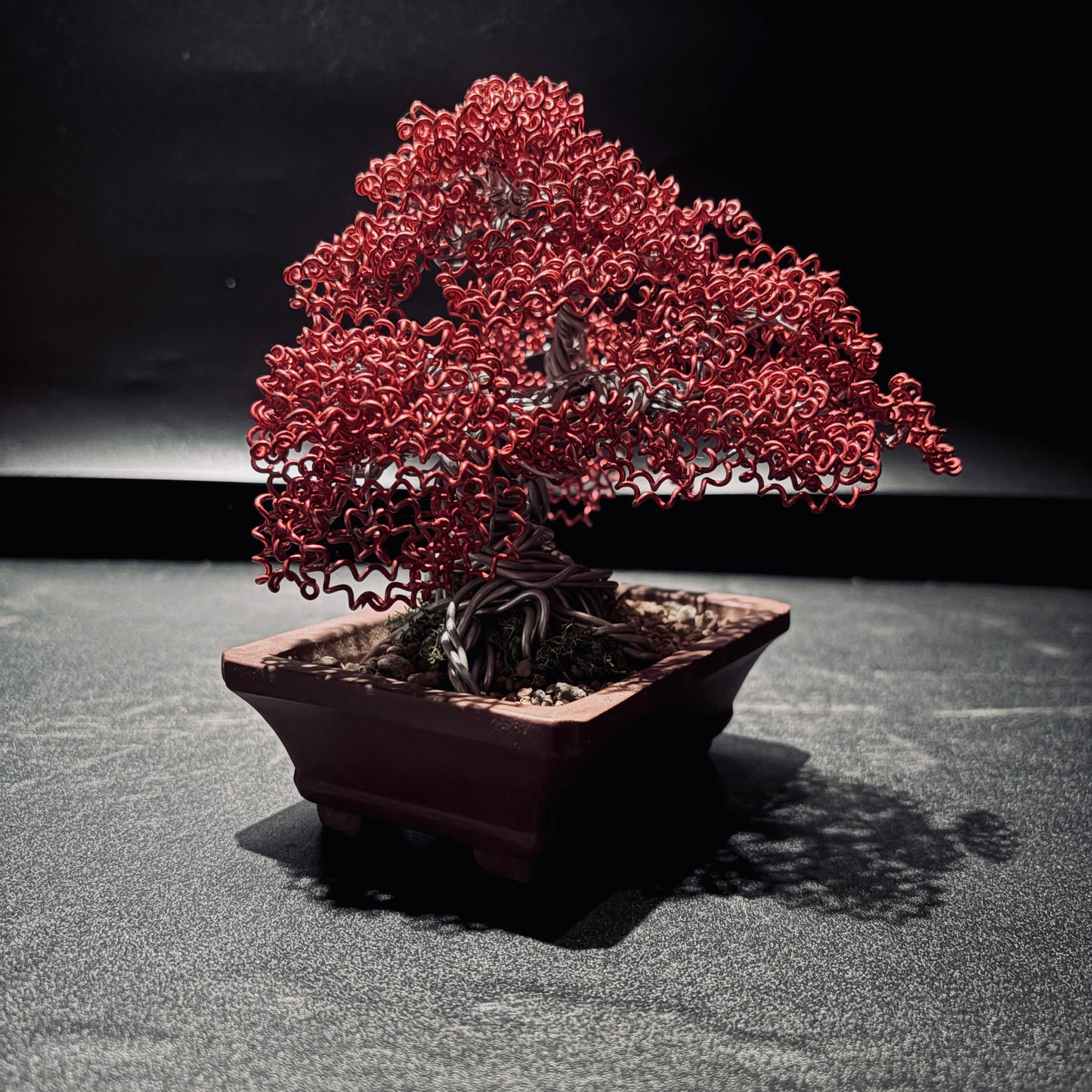 ALUMINUM SHARI CYPRESS Red  鋁．舍利真柏-紅